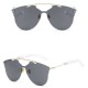 Men Women Thin Metal Frame Sunglasses Casual Outdoor Anti-UV HD Eyeglaases