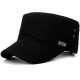 Men Women Thin Vogue Cotton Solid Color Flat Hats Sunshade Casual Outdoors Adjustable Caps