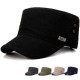 Men Women Thin Vogue Cotton Solid Color Flat Hats Sunshade Casual Outdoors Adjustable Caps