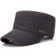 Men Women Thin Vogue Cotton Solid Color Flat Hats Sunshade Casual Outdoors Adjustable Caps