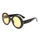 Men Women UV400 Round Frame Sunglasses Outdoor Retro Non-polarized Goggle