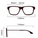 Men Women Ultra-light Portable Anti-fatigue Fashion Retro Reading Glasses