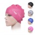 Men Women Universal Waterproof Silicone Water Drop Non-slip Swimming Earmuffs Cap