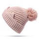 Men Women Vintage Cat Ears Earmuffs Knit Beanie Hat Flexible Ski Skull Cap