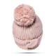 Men Women Vintage Cat Ears Earmuffs Knit Beanie Hat Flexible Ski Skull Cap