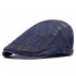 Men Women Vintage Denim Adjustable Peaked Cap Cotton Cabbie Hat