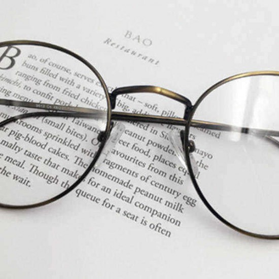 Men Women Vintage Round Circle Eyeglasses Clear Lens Casual Optical Glasses