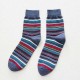 Men Women Vintage Stripe Cotton Socks Causal Breathable Deodorant Middle Tube Socks