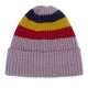 Men Women Vintage Stripe Earmuffs Knit Beanie Hat Flexible Ski Skull Cap