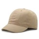 Men Women Washed Cotton Baseball Cap Outdoor Adjustable Twill Cap Uv Protection Peaked Cap