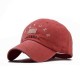 Men Women Washed Cotton Letter Embroidered Baseball Hat Adjustable Sport Snapback Cap