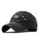 Men Women Washed Cotton Letter Embroidered Baseball Hat Adjustable Sport Snapback Cap