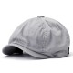 Men Women Washed Cotton Octagon Beret Hat Outdoor Leisure Newsboy Caps