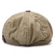 Men Women Washed Cotton Octagon Beret Hat Outdoor Leisure Newsboy Caps