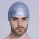 Men Women Waterproof Non-slip Silicone Swimming Cap Oversized Comfortable Earmuffs Beanie Hat