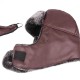 Men Women Waterproof Thicken Plus Velvet Ushanka Trapper Hat with Flap Mask Headwear Russian Cap