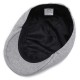 Men Women Winter Cotton Plain Flat Hat Outdoor Casual Warm Beret Hats