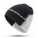 Men Women Winter Flexible Earmuffs Knit Beanie Hat Outdoor Warm Ski Slouchy Caps