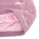 Men Women Winter Plush Kint Beanie Cap Outdoor Double Layers Earmuffs Ski Skullcap Hat