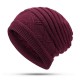 Men Women Winter Thicken Plus Velvet Earmuffs Beanie Caps Outdoor Ski Knit Skullcap