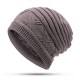 Men Women Winter Thicken Plus Velvet Earmuffs Beanie Caps Outdoor Ski Knit Skullcap