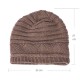 Men Women Winter Thicken Plus Velvet Earmuffs Beanie Caps Outdoor Ski Knit Skullcap