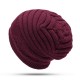 Men Women Winter Thicken Plus Velvet Earmuffs Beanie Caps Outdoor Ski Knit Skullcap