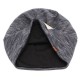 Men Women Winter Vintage Double Layers Earmuffs Beanie Hats Outdoor Slouch Skull Cap