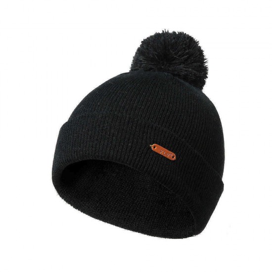 Men Women Winter Vintage Knit Earmuffs Beanie Cap Outdoor Thicken Warm Skullcap