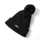 Men Women Winter Vintage Knit Earmuffs Beanie Cap Outdoor Thicken Warm Skullcap