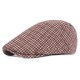 Men Women Winter Warm Blending Beret Caps Fashion Stripe Newsboy Hunting Hat