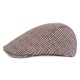 Men Women Winter Warm Blending Beret Caps Fashion Stripe Newsboy Hunting Hat