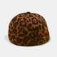 Mens Adjustable Leopard Brimless Hats Vogue Retro Skullcap Letter Sailor Cap