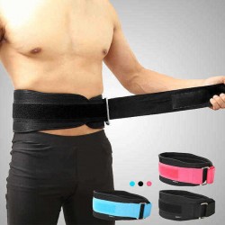 Mens Adjustable Waist Support Weightlifting Fitness Training Compression Belly Belt Waistband