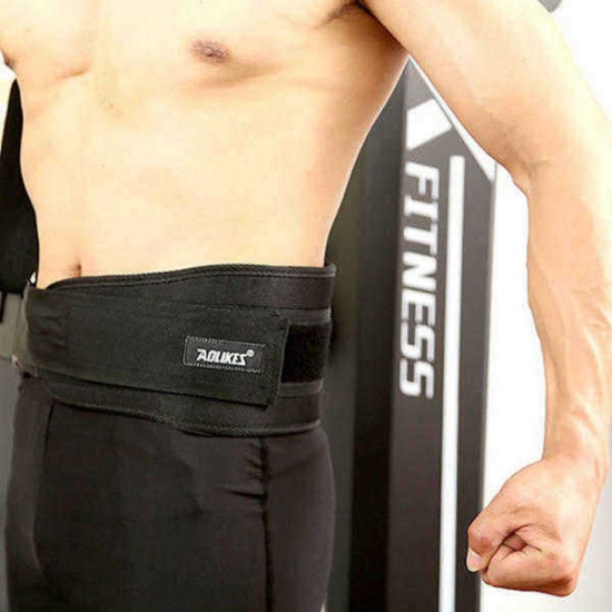 Mens Adjustable Waist Support Weightlifting Fitness Training Compression Belly Belt Waistband