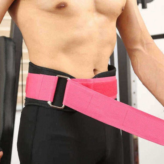 Mens Adjustable Waist Support Weightlifting Fitness Training Compression Belly Belt Waistband