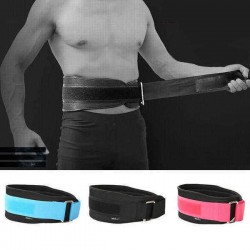 Mens Adjustable Waist Support Weightlifting Fitness Training Compression Belly Belt Waistband