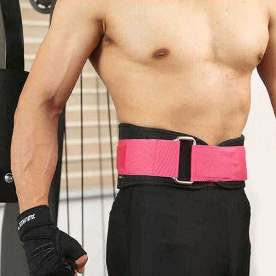 Mens Adjustable Waist Support Weightlifting Fitness Training Compression Belly Belt Waistband