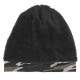 Mens Camouflage Winter Plus Velvet Warm Slouchy Beanie Hat Casual Plus Size Earmuffs Skull Cap