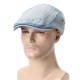 Mens Cotton Rivet Painter Beret Caps Casual Outdoor Visor Forward Hat