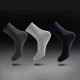 Mens Cotton Stripe Middle Tube Athletic Socks Breathable Deodorization Ankle Stance Socks