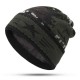 Mens Crimped Winter Plus Velvet Warm Slouchy Knit Beanie Hat Casual Plus Size Earmuffs Skull Cap