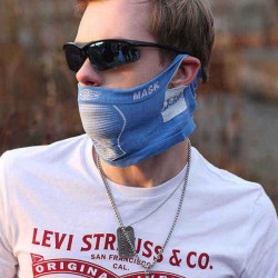 Mens Dustproof Ski Face Mask Winter Warm Cotton Breathable Mouth Muffs Mask For Outdoor