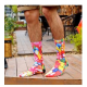 Mens Knee High Womens Funny Cosplay Mermaid Stockings 3D Printing Socks