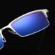 Mens Metal Blue Light Blocking Computer Glasses Business Aluminum Half Frame Glasses Goggles