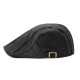 Mens Summer Adjustable Painter Beret Hat Outdoor Solid Visor Ivy Newsboy Cabbie Flat Top Caps