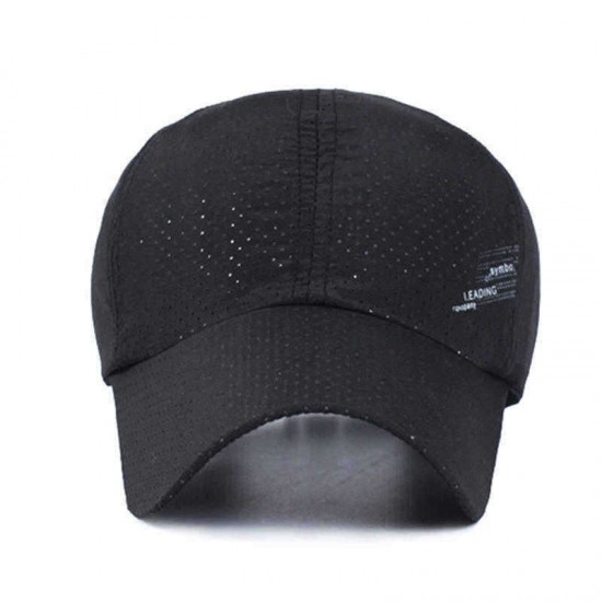 Mens Summer Mesh Strapback Dad Hats Sport Snapback Quick Dry Baseball Caps