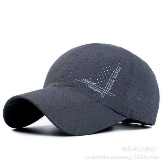 Mens Summer Mesh Strapback Dad Hats Sport Snapback Quick Dry Baseball Caps