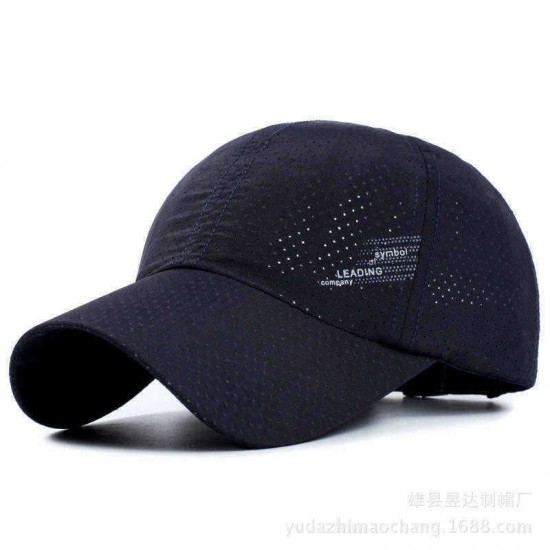 Mens Summer Mesh Strapback Dad Hats Sport Snapback Quick Dry Baseball Caps