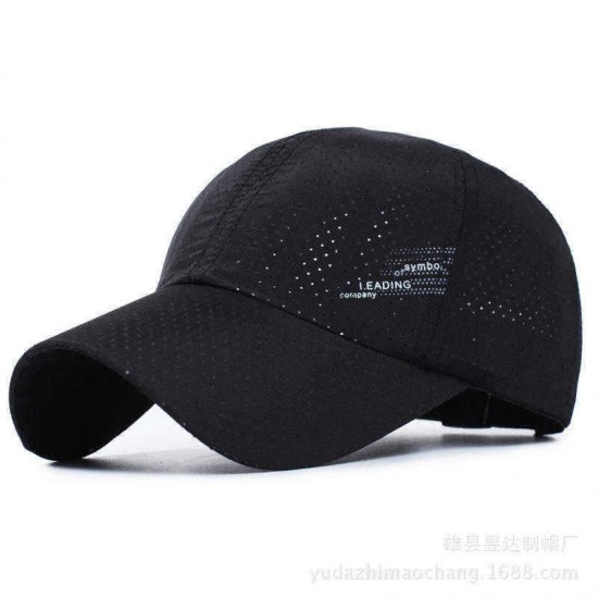 Mens Summer Mesh Strapback Dad Hats Sport Snapback Quick Dry Baseball Caps